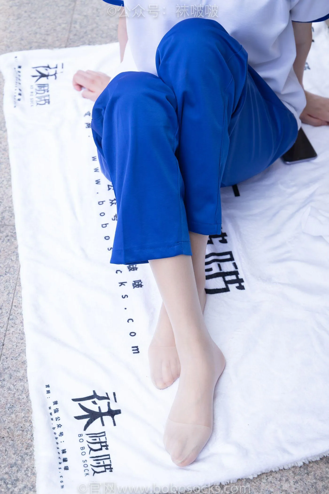 [BoBoSocks袜啵啵]NO.022 小甜豆-校服、贝壳头、白棉袜、肉丝 [140P]插图3